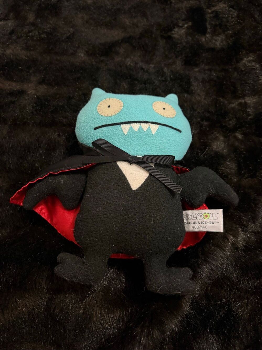RARE 2013 UGLYDOLL 10" DRACULA ICE-BAT Blue Stuffed Plush 4037140